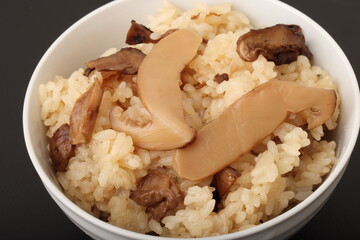 松茸ご飯　おこわ