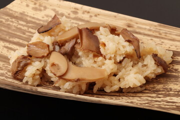 松茸ご飯　おこわ