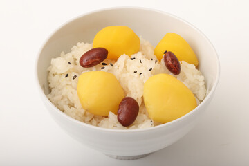 栗ご飯　おこわ