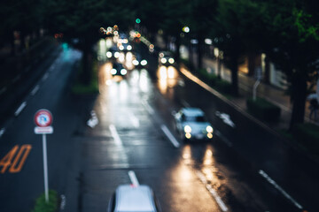 都市の道路 交通イメージ