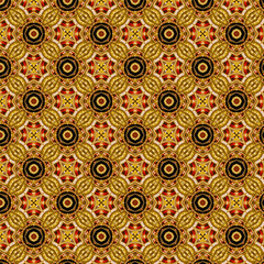 Luxury gold Patterns background. Geometric shapes that overlap each other to form a beautiful shape.