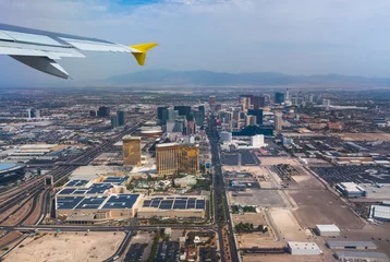 Foto op Canvas Famous The Strip from the air. Las Vegas, Nevada © Victoria