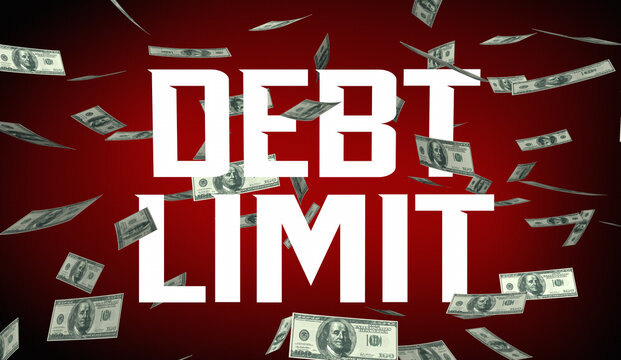 Debt Limit Deficit Ceiling Spending Limit Government Budget Cap 3d Illustration