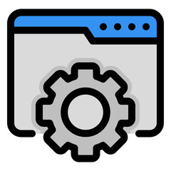 web maintenance icon