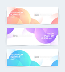 Naklejka premium Vector abstract graphic design Banner Pattern background template.