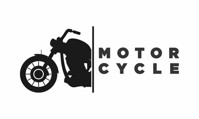 Simple motorcycle vector logo