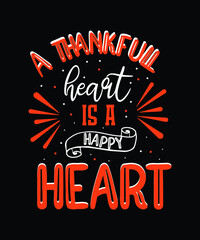 Thanksgiving t-shirt design. Fall t-shirt design.Autumn typography t-shirt design.