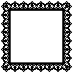Cadre noir et blanc 