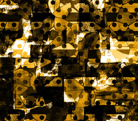 Multicolor abstract background. Digital effects. Geometric texture. Colorful pattern. Creative graphic design for poster, brochure, flyer and card. Unique urban camouflage.
