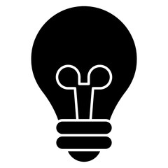 An icon design of bright idea