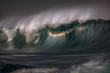 Motion blur photo of the ocean, Australia