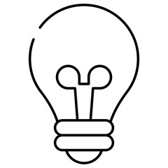 An icon design of bright idea