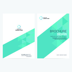 Brochure template flyer background for business design - Vector