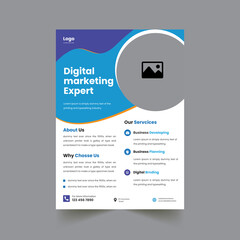 Abstract Corporate Flyer Brochure Design Template