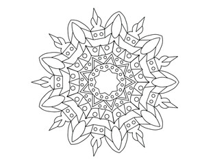 mandala Design for designing, coloring, royal mandala, mehndi, art, black and white mandala
