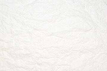 white tissue paper crumpled paper background