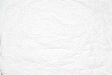 white tissue paper crumpled paper background