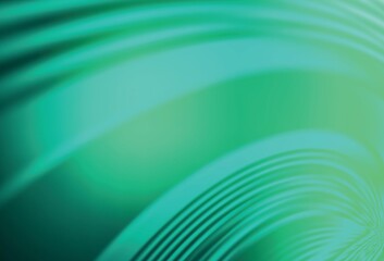 Light Green vector blurred shine abstract texture.