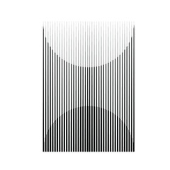 Rectangle Logo with lines.Square unusual icon Design .Black Vector stripes .Geometric shape.