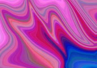 Fondo abstracto de mezcla de pintura rosa y azul.