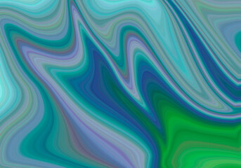 Fondo abstracto de mezcla de pintura azul, morado y verde.
