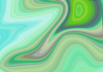 Fondo abstracto de mezcla de pintura verde y azul.
