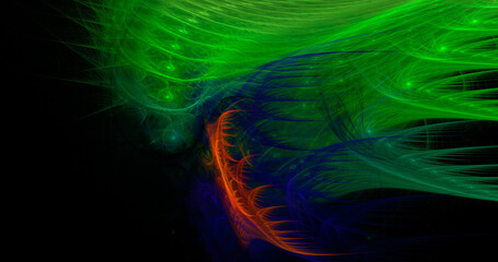 Naklejka premium abstract fractal background