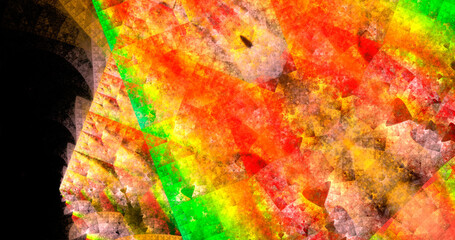 Obraz na płótnie Canvas abstract fractal background