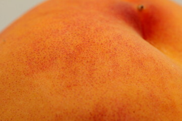 close up of a peach