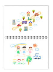 子供　手描き　らくがき　イラスト