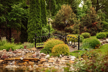 bridge in the garden