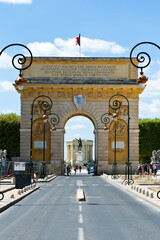 Title: Arc De Triomphe, Montpellier, Herault, Languedoc Roussillon, France

 - obrazy, fototapety, plakaty