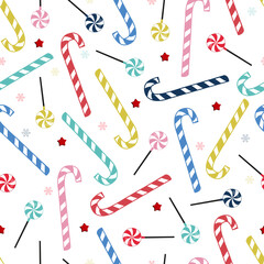 Christmas candy pattern