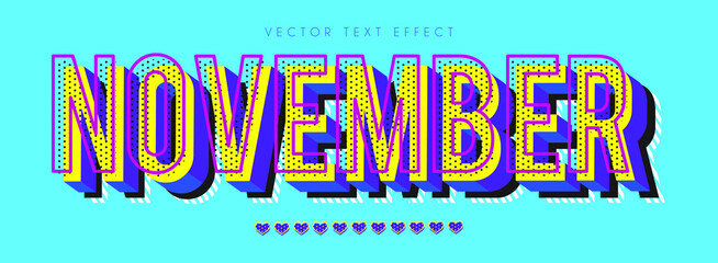 November Typography
