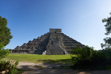 archaeological ruins of Chichen Itza in Mexico