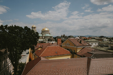 Obraz premium view of the old town