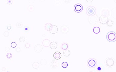 Light Purple, Pink vector texture with disks.
