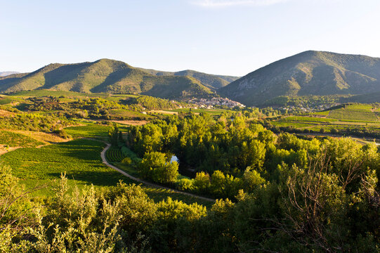 Roquebrun, Herault, Languedoc Roussillon, France
