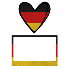 All world countries A-Z. Universal elements for design on white background. Germany