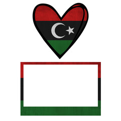 All world countries A-Z. Universal elements for design on white background. Libyan Arab Jamahiriya
