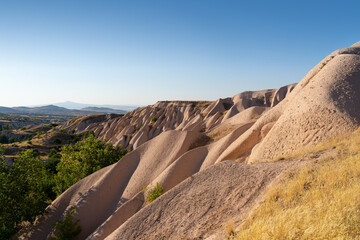 geological soft rock formations in Cappadocia