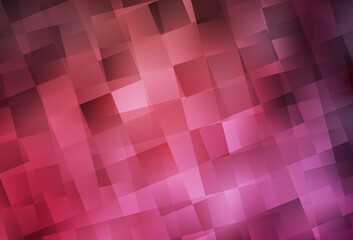 Light Pink, Red vector template with rhombus.