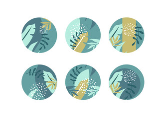 Highlights of Cover Stories with abstract flowers