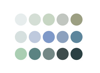 Highlights Covers. pastel pink, beige, blue and green palette.