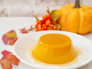 かぼちゃプリン