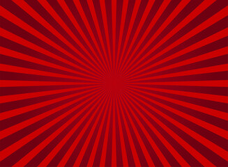 Sunlight abstract background. red color burst background. Vector illustration.