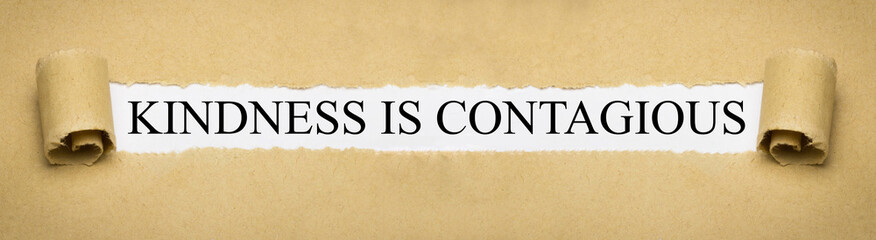 Kindness is contagious