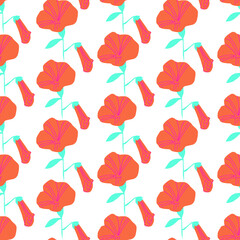 Vector seamless pattern LGBTQ isolated background flat.Bright,hippie,peaceful hand painted print.Design for wrapping paper,packaging,textiles,fabric,coloring pages,backdrop,wallpaper,scrapbook paper.