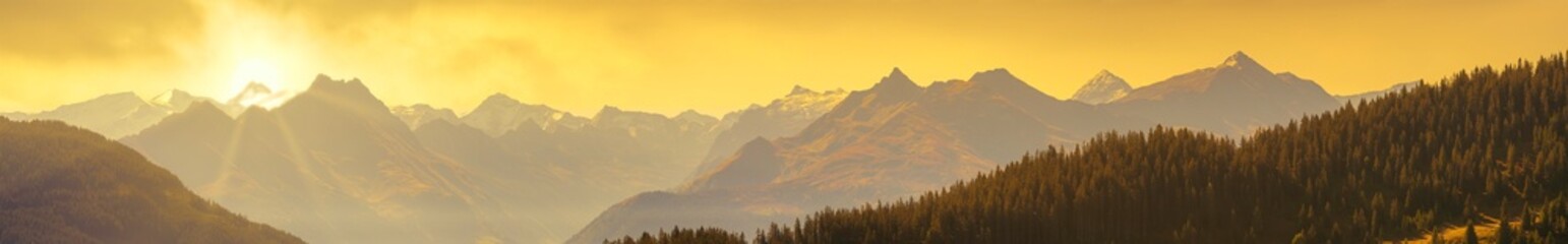 Hohe Tauern bei Sonnenaufgang