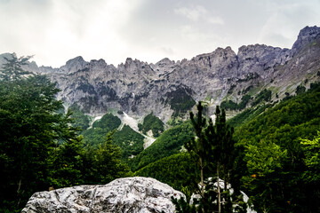 Fototapeta na wymiar Prokletije mountains